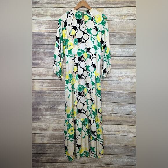 Rodebjer M Wanda Floral Print High/Low Dress stunning spring maxi - Picture 4 of 10